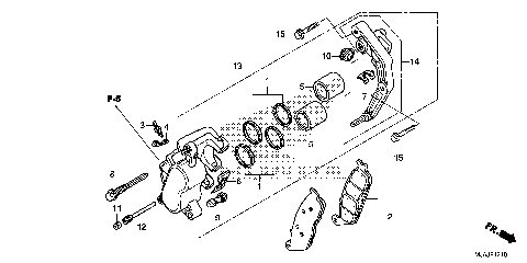 FRONT BRAKE CALIPER (1)