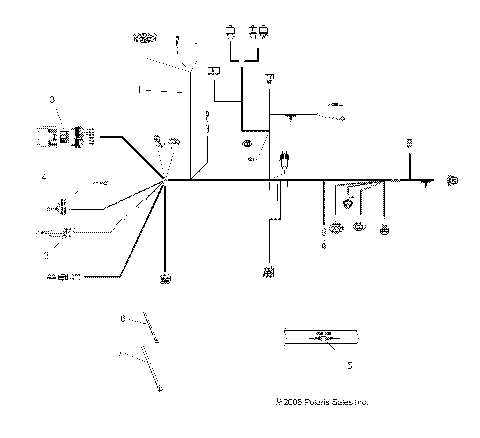 ELECTRICAL, WIRE HARNESSES - A09GP52AA (49ATVHARNESS09OUT525)