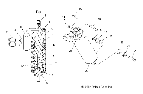 SUSPENSION, SHOCK, REAR TRACK (M-10)(7043216) - S08PY7FS/FE (49SNOWSHOCKREAR7043216CR)