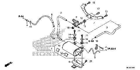 EVAP CANISTER (CBR600RR)