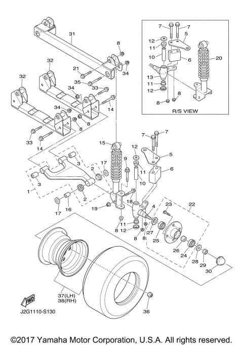 FRONT SUSPENSION & WHEEL