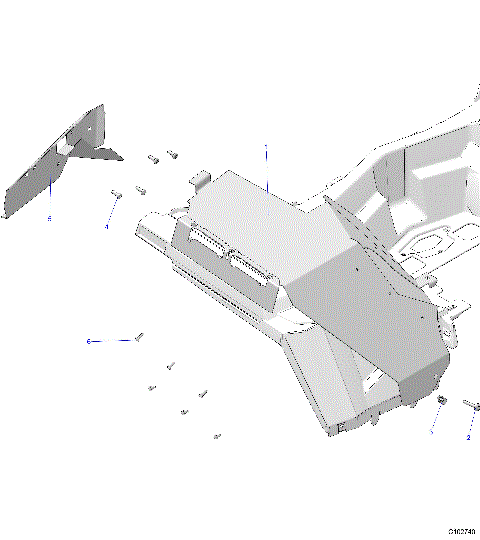 BODY, HEAT SHIELDS - A26SXR95AG (C102740)