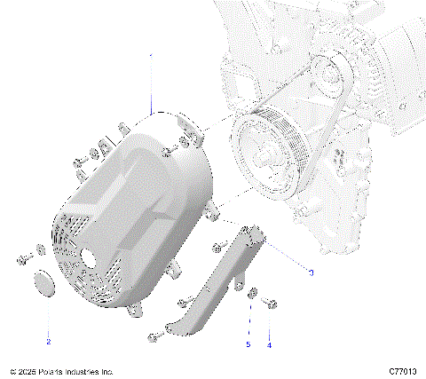 ENGINE, BELT COVER & RELATED - Z25RRL2KAL (C77013)