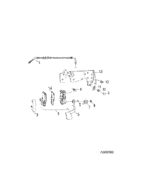 STEERING, CONTROLS and THROTTLE - Z21YAV17N2/N4 (A00080)
