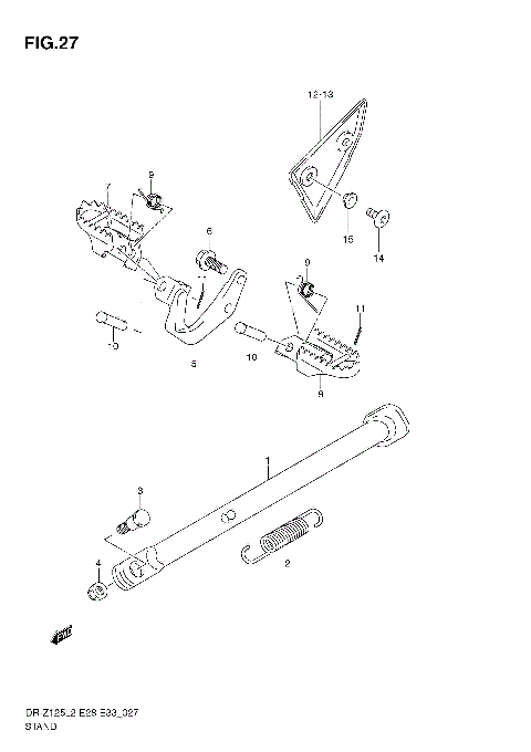 STAND (DR-Z125 E28)
