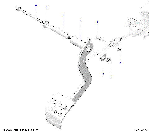 BRAKES, PEDAL - Z26NEY99A4/B4/A6/B6 (C760070)