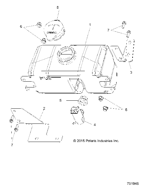 BODY, WASHER BOTTLE - R18RVU99AS (701948)
