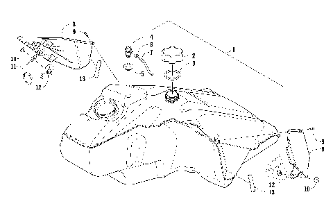 GAS TANK ASSEMBLY [90127]