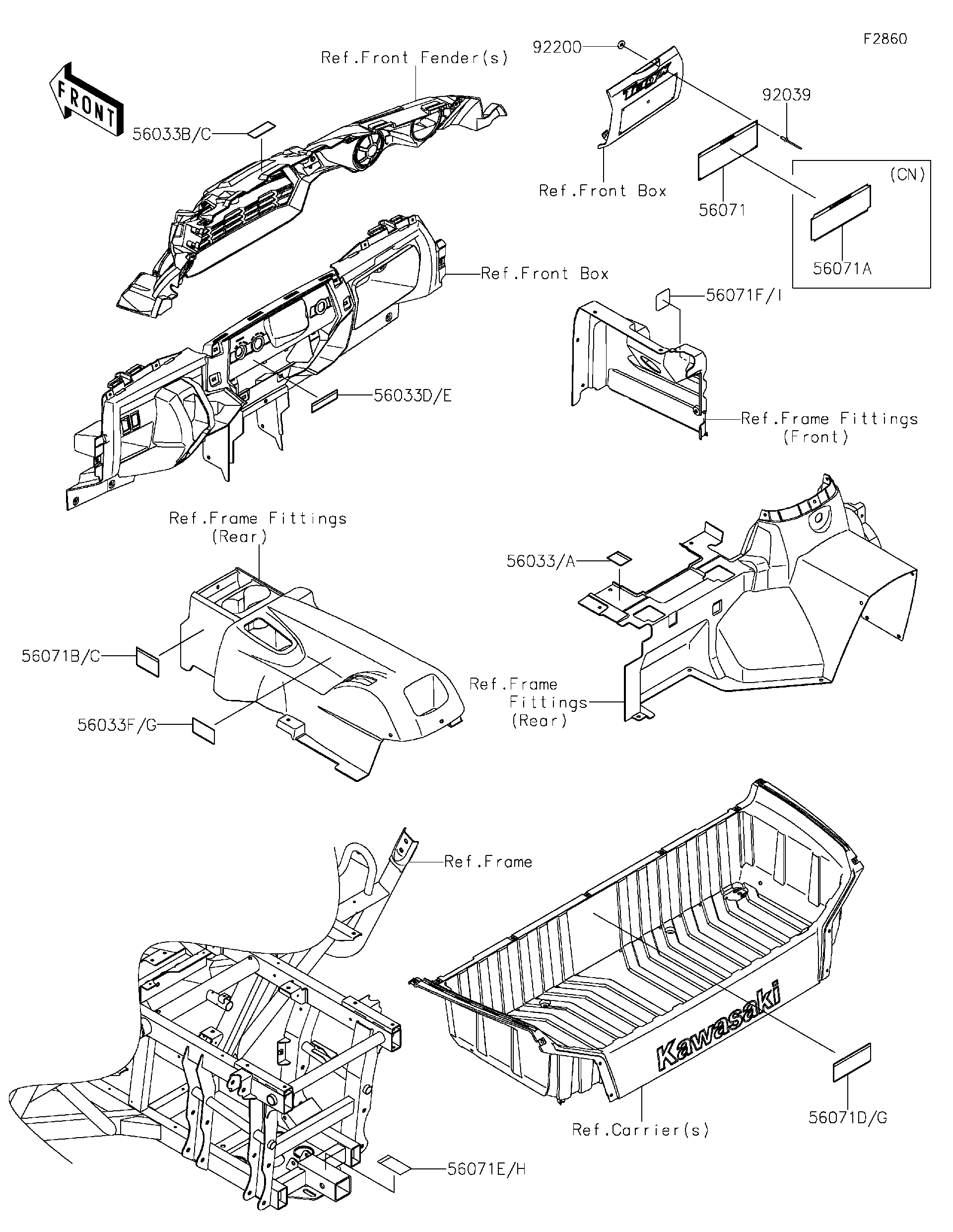 2016 Kawasaki TERYX4 Labels Utility Vehicles Parts Finder