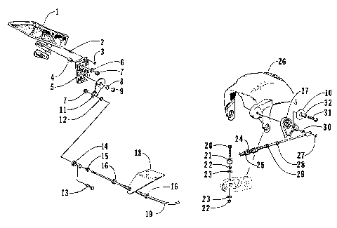 REVERSE DEFLECTOR AND LEVER ASSEMBLY [73280]