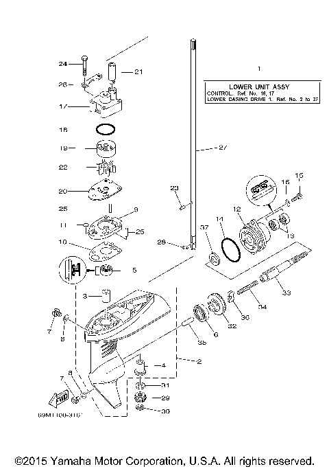 LOWER CASING DRIVE 1