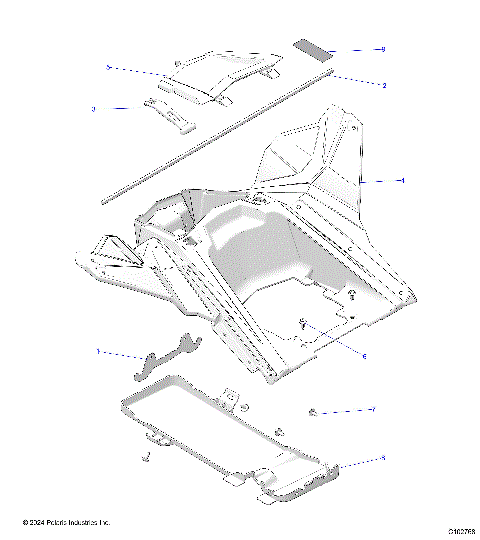 BODY, STORAGE, REAR - A26SGE95AB (C102768)