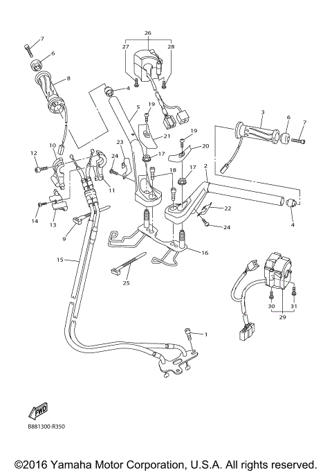 STEERING HANDLE CABLE