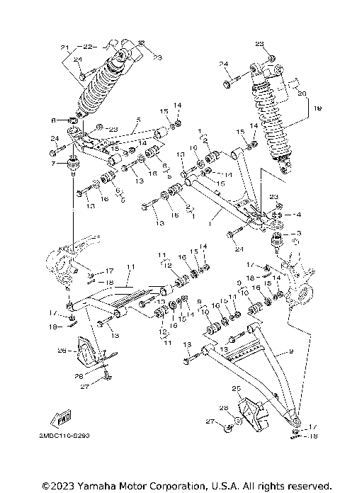 FRONT SUSPENSION WHEEL