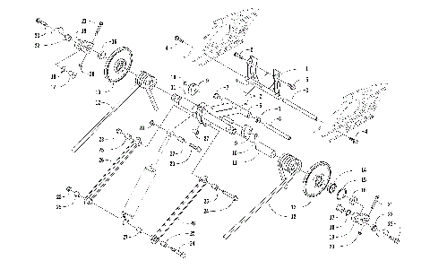 REAR SUSPENSION REAR ARM ASSEMBLY [104050]