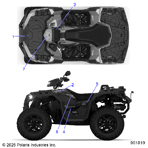 BODY, DECALS GRAPHIC- A26SLE95FJ/CJ/EJ (901819)