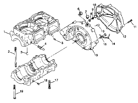 CRANKCASE SLT 700 B974572 (4941124112B013)