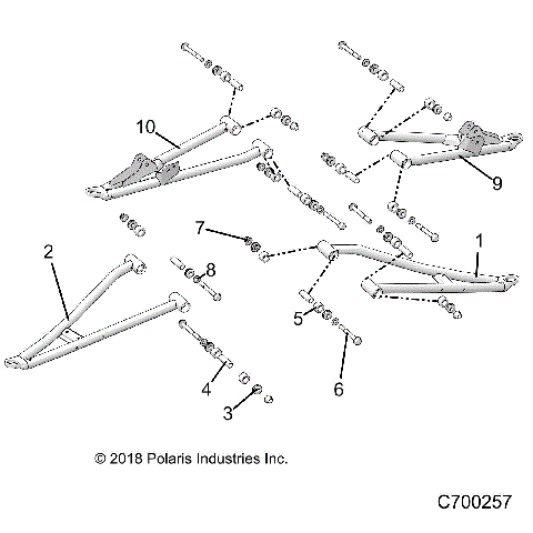 SUSPENSION, FRONT CONTROL ARMS - R21RRB99AZ/BZ (C700257)