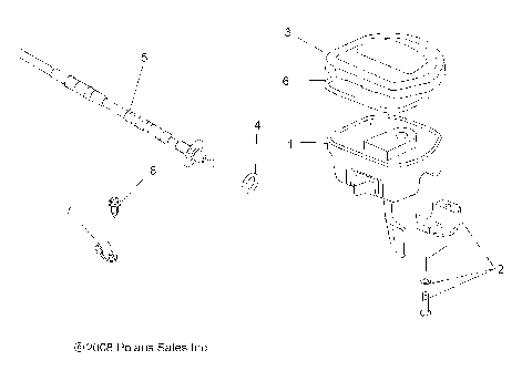 STEERING, CONTROLS and THROTTLE ASM. and CABLE - A15S6A76FA (49ATVCONTROLS096X6)