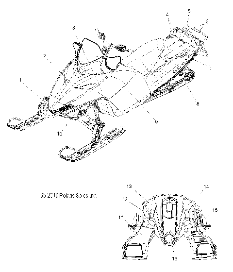 BODY, DECALS - S11PS6HSA/HSL (49SNOWDECAL11600SB)