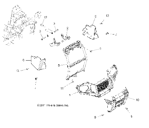 BODY, FRONT BUMPER and MOUNTING - A13MH50AJ/AQ/AX/AZ (49ATVBUMPER12SP400)