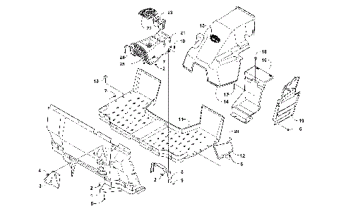 CONSOLE AND FLOOR PANEL ASSEMBLY [300244]