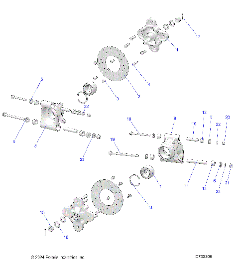SUSPENSION, REAR CARRIER - R25T6A99A1/B1 (C733306)