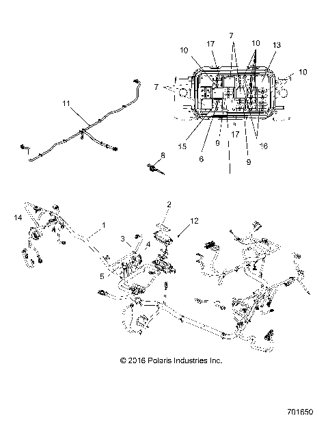 ELECTRICAL, HARNESS - R17RTE87FU/F1/S87CU/C1/FU/F1 (701650)