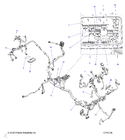 ELECTRICAL, WIRE HARNESS - R26RRP99CN (C734028)