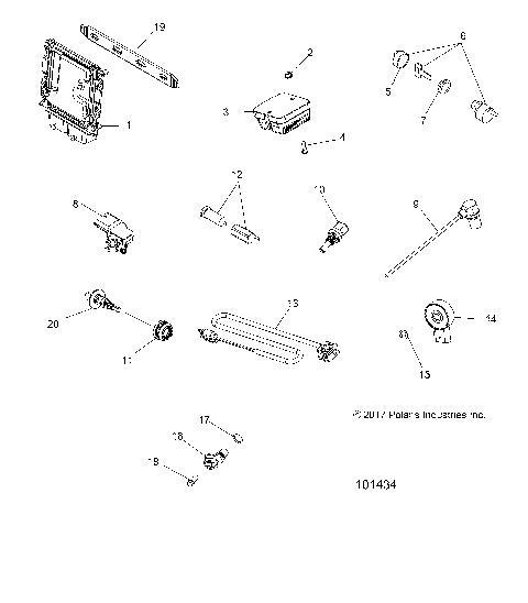 ELECTRICAL, SWITCHES, SENSORS, ECU and CONTROL MODULES - A18SVS95FR [101434]