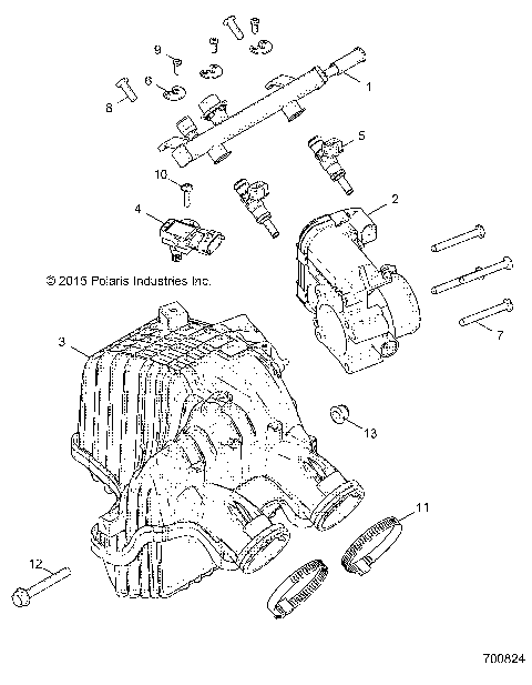 ENGINE, AIR INTAKE MANIFOLD - R18RHE99NK (700824)