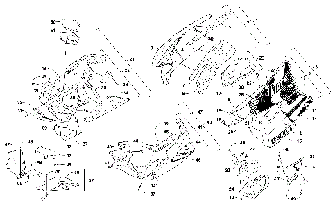 SKID PLATE AND SIDE PANEL ASSEMBLY [104490]