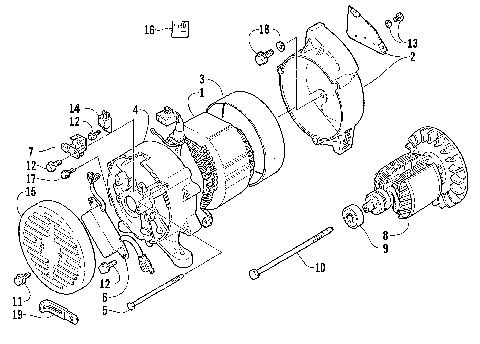 GENERATOR ASSEMBLY (S/N SV233-100001 & Up) [74939]