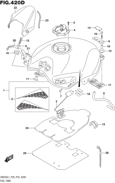 FUEL TANK (GW250ZL7 P33)
