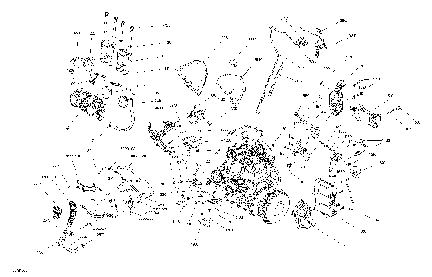 01- Engine MXZ - 600HO E-TEC - Package Blizzard