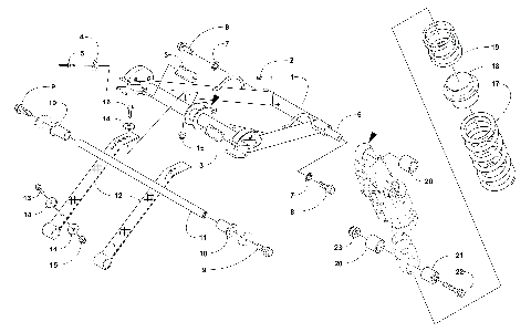 REAR SUSPENSION FRONT ARM ASSEMBLY [103944]