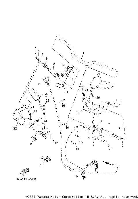STEERING HANDLE & CABLE