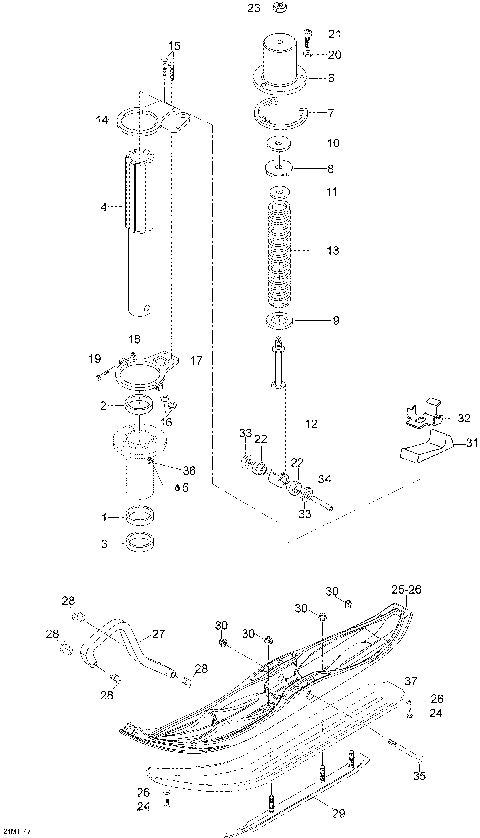 07- Front Suspension And Ski