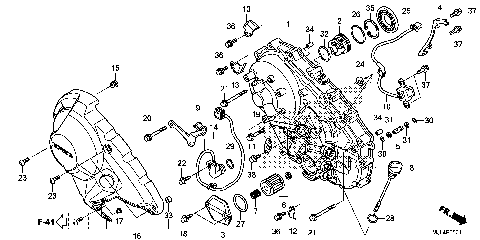 RIGHT CRANKCASE COVER (2)