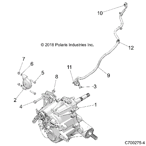 DRIVE TRAIN, MAIN GEARCASE MOUNTING - Z21NAR99AN/BN (C700275-4)