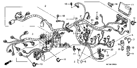 WIRE HARNESS (ST1300)