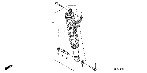 REAR SHOCK ABSORBER