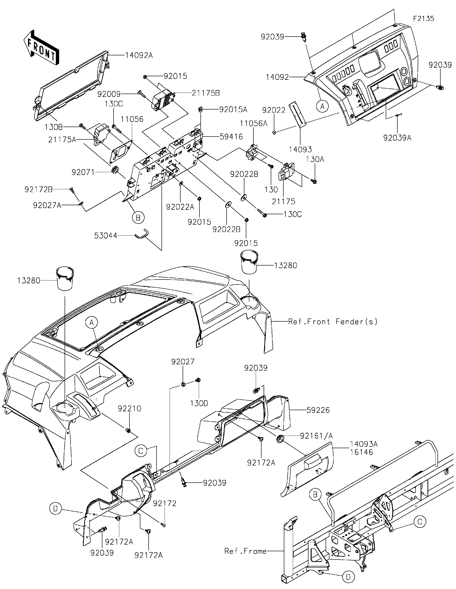 2018 Kawasaki MULE PRO-DX EPS DIESEL Front Box Utility