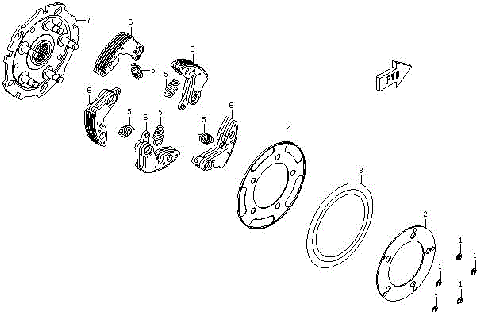WET CLUTCH PAWL ASSY.