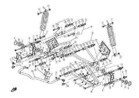 REAR SUSPENSION ASSY