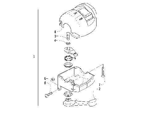THROTTLE CASE ASSEMBLY [88854]