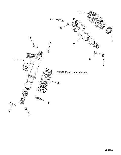 SUSPENSION, FRONT SHOCK MOUNTING - Z16VBE99AK/AW/AB (700424)