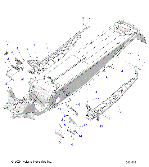CHASSIS, FOOTRESTS, and RUNNINGBOARDS - S25TDL6LSA (C602958)