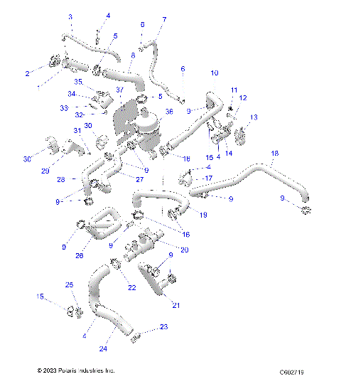 ENGINE, COOLING SYSTEM - S25AJT6REL (C602719)