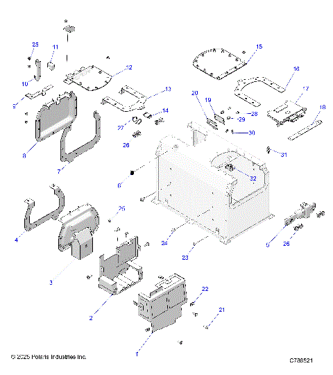 ELECTRICAL, BATTERY,SERVICE COMPONENTS, D25E3CC2B4/UC2B4 (C788521)